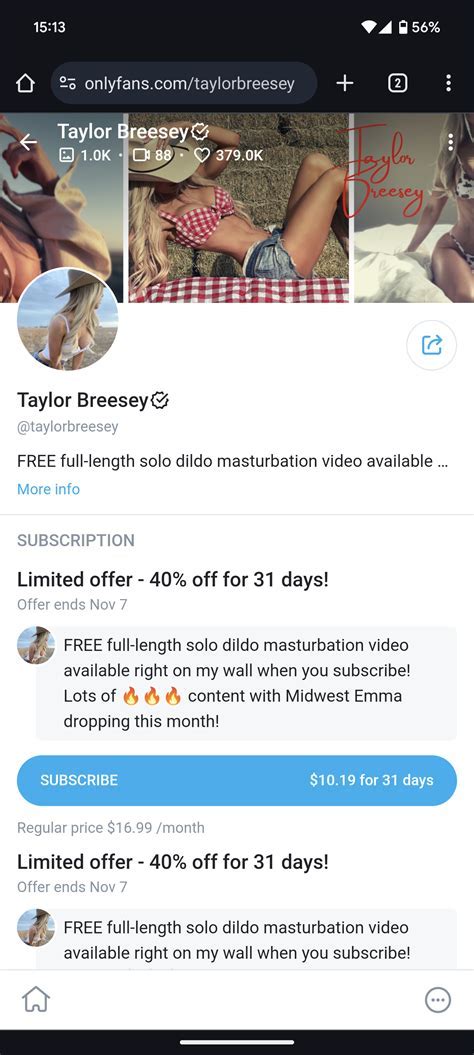 onlyfans taylor leaked